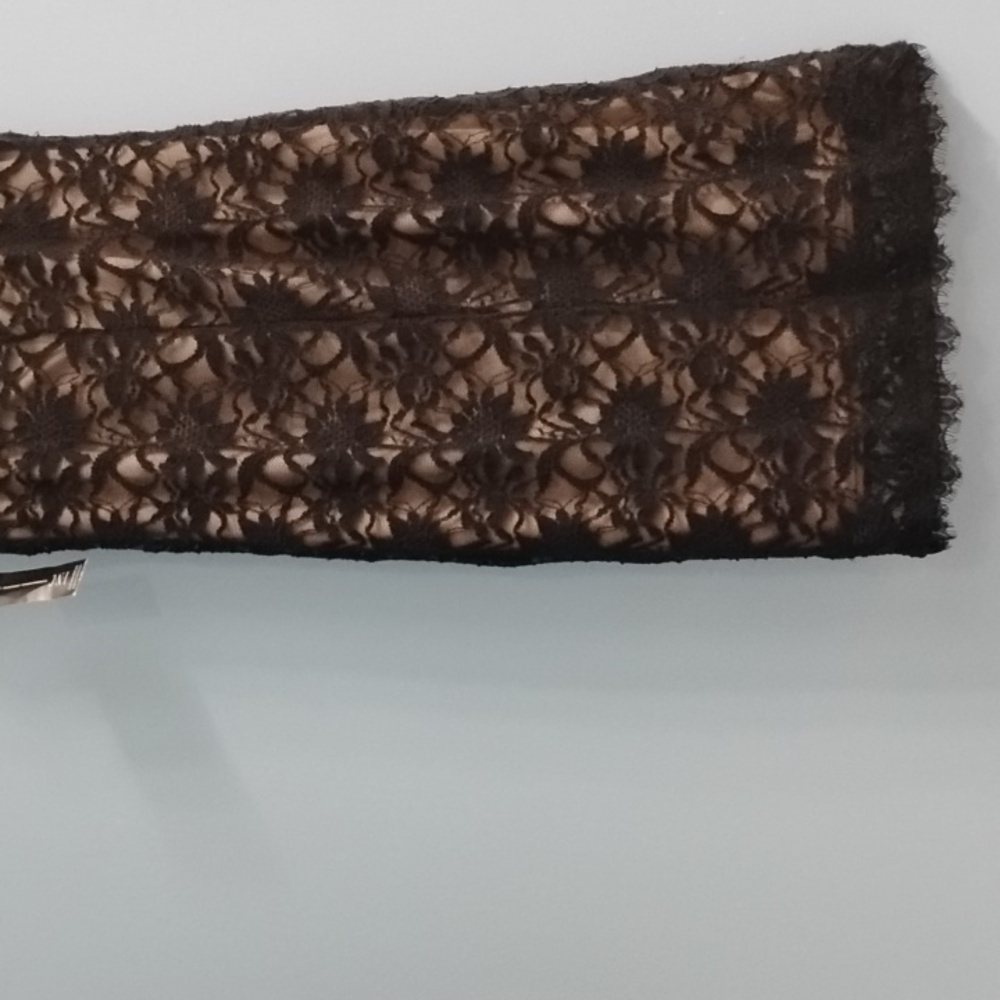 NWT INC International Concepts Black Lace Overlay Size 4 - Picture 6 of 6